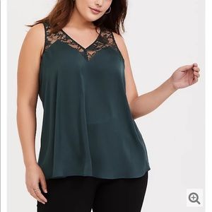 Torrid dark green swing tank